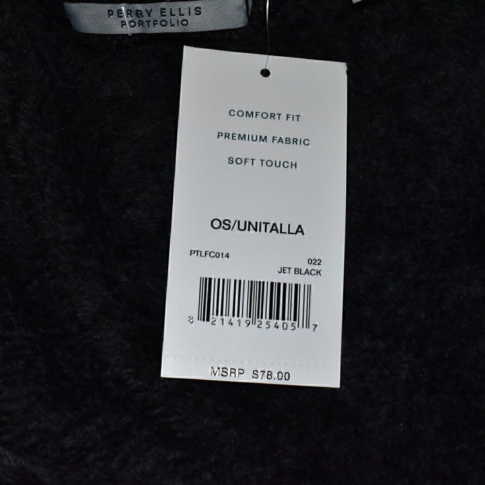 Perry Ellis Portfolio Soft Plush Velour Robe Size OS - Picture 12 of 13